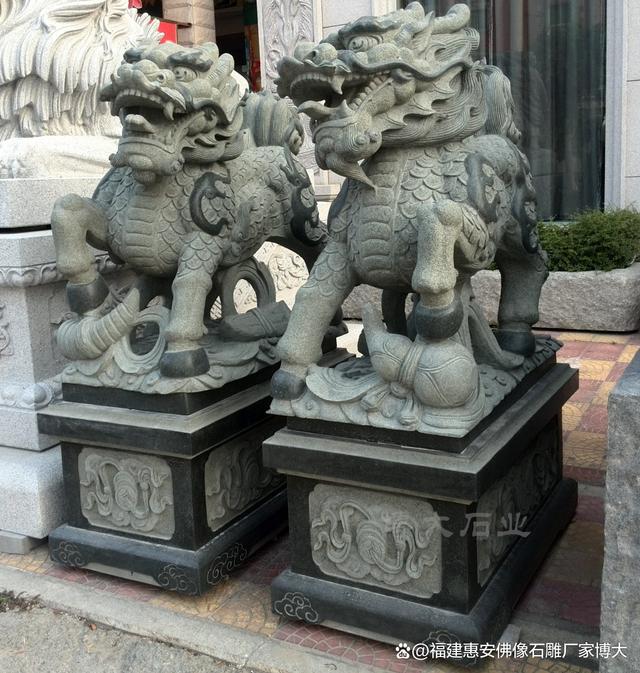 详解：最佳摆放点与注意事项m6米乐石雕麒麟安放位置(图6)